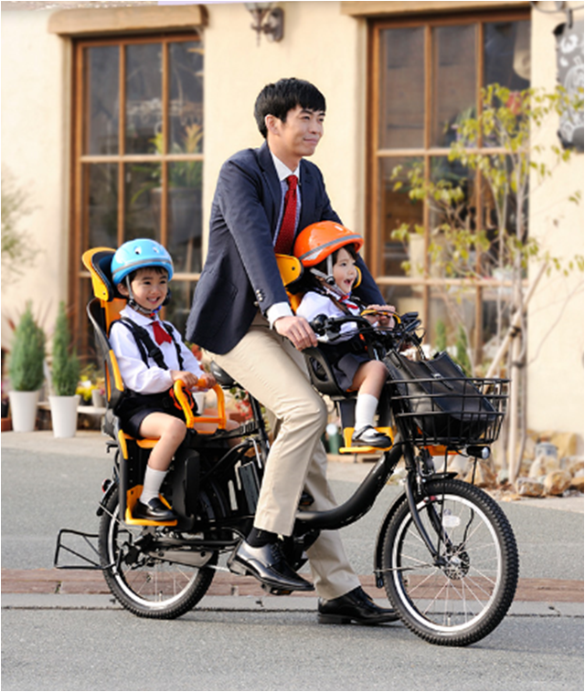 自転車 子供 前 乗せ